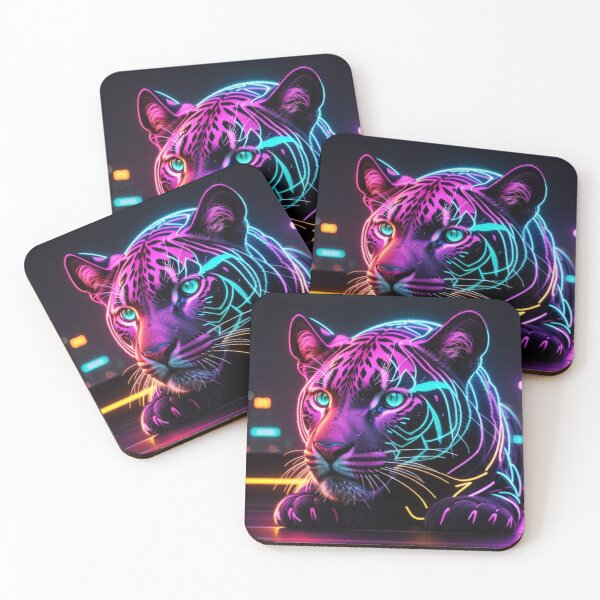 Item preview, 002 Cyperpunk Panther designed and sold by Alexis Art Collection.