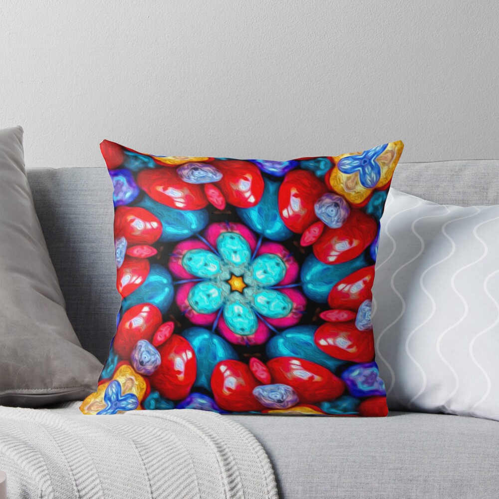 Item preview, Throw Pillow designed and sold by Patternflower.