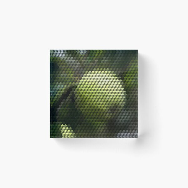 Item preview, Apple 3D Cubes Low Poly Art designed and sold by SpiroJo.