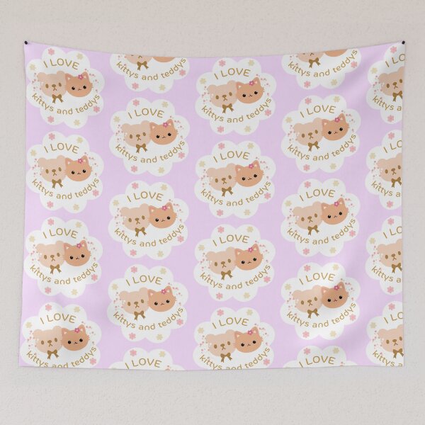 Item preview, i love kittys and teddys designed and sold by Taloory.