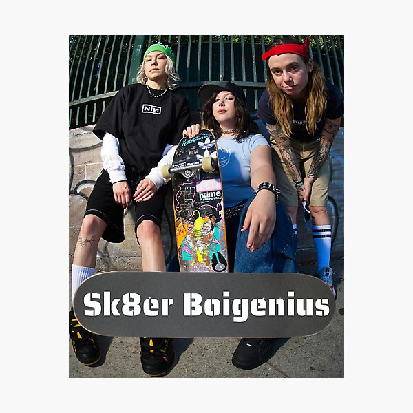 Item preview, boygenius avril lavigne "s8ter boi" poster design designed and sold by QuirkyDesignsINC.