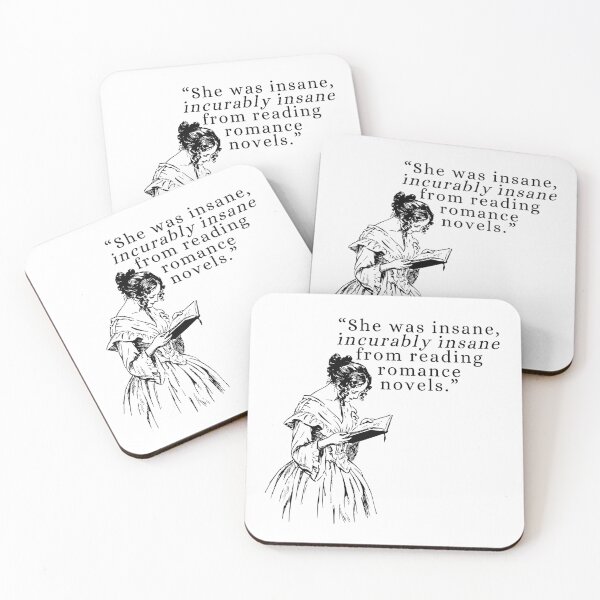 Item preview, Incurably Insane From Reading Romance designed and sold by ChloesInSpace.