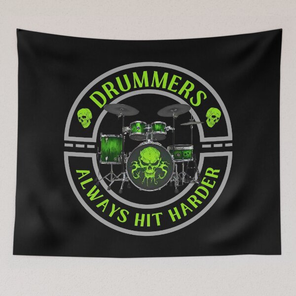 Item preview, Drummers Always Hit Harder designed and sold by FigmentPigments.