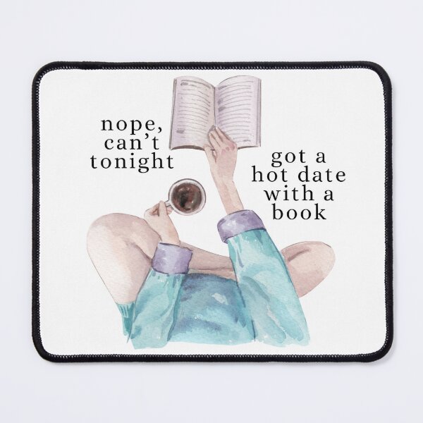 Item preview, hot date with a book designed and sold by ChloesInSpace.