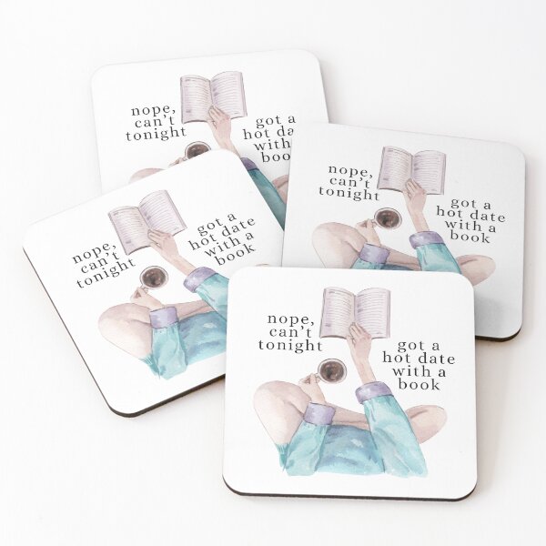 Item preview, hot date with a book designed and sold by ChloesInSpace.