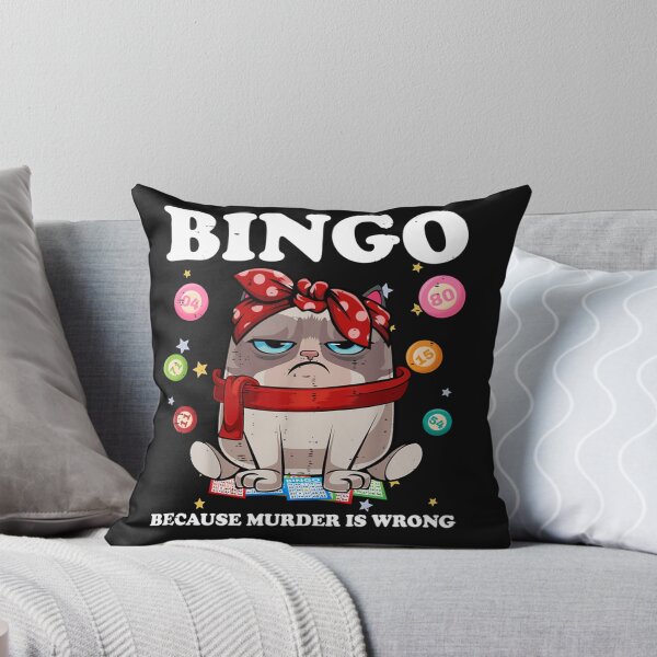 Item preview, Funny Bingo Because Murder Is Wrong Cat Grandma Womens designed and sold by skeastore.