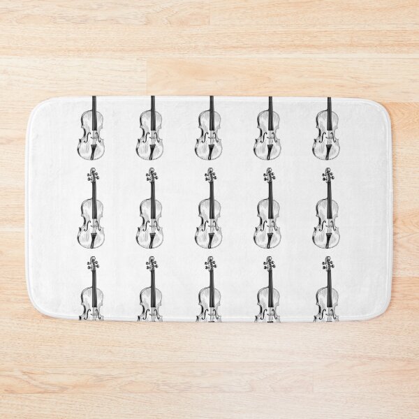 Item preview, Violin medium repeated geometric pattern for string symphony orchestra musicians designed and sold by ElegantTeaTime.