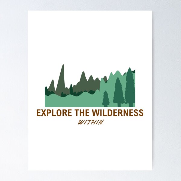 Item preview, Explore the wilderness camping hiking  designed and sold by BreadnButter97.
