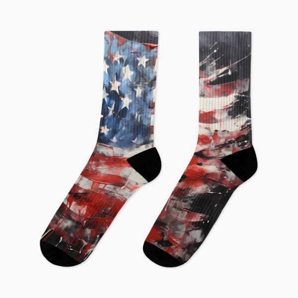 Item preview, splash paint american flag print designed and sold by dcrc.