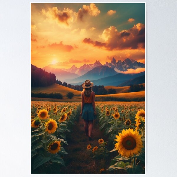 Item preview, 005 Sunflower Garden in Full Bloom designed and sold by Alexis Art Collection.