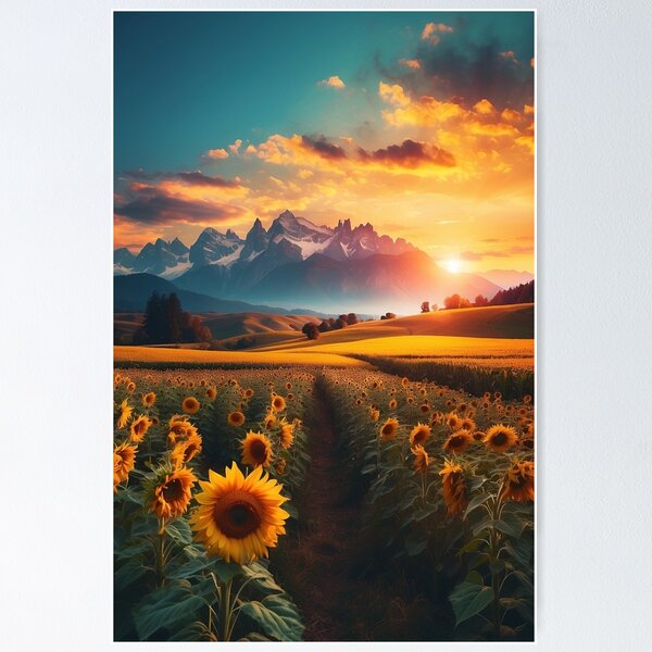 Item preview, 006 Sunflower Garden in Full Bloom designed and sold by Alexis Art Collection.