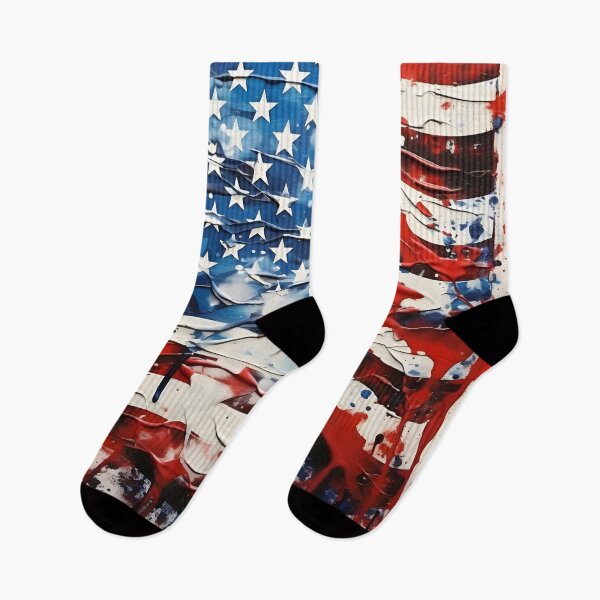 Item preview, splash paint american flag print designed and sold by dcrc.