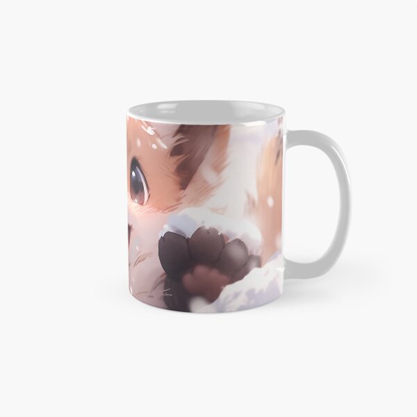 Item preview, Charming Anime Winter Red Fox designed and sold by ArtsyChaosArt.