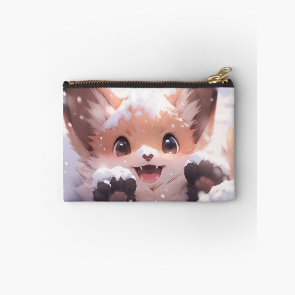 Item preview, Charming Anime Winter Red Fox designed and sold by ArtsyChaosArt.