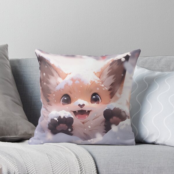 Item preview, Charming Anime Winter Red Fox designed and sold by ArtsyChaosArt.