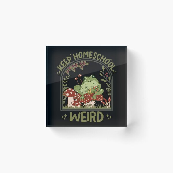 Item preview, Keep Homeschool Weird. Frog Mama Cottagecore designed and sold by ahmed2751989.