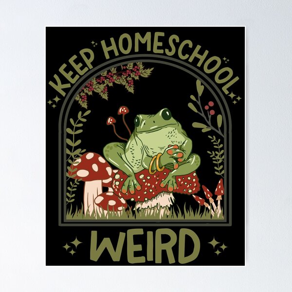 Item preview, Keep Homeschool Weird. Frog Mama Cottagecore designed and sold by ahmed2751989.