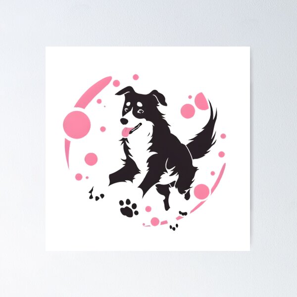Item preview, Border Collie Silhouette designed and sold by forget45studio.