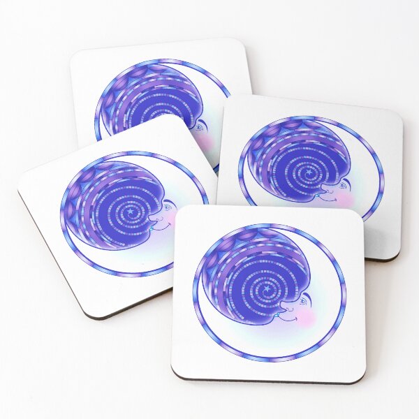 Item preview, Moon • Stained Glass Design designed and sold by TheArtStudy.