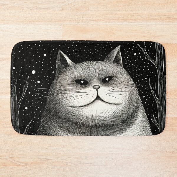 Item preview, strange night cat designed and sold by ururuty.