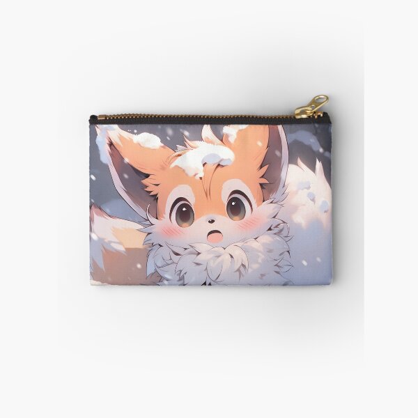 Item preview, Unique Anime Winter Red Fox Magic designed and sold by ArtsyChaosArt.