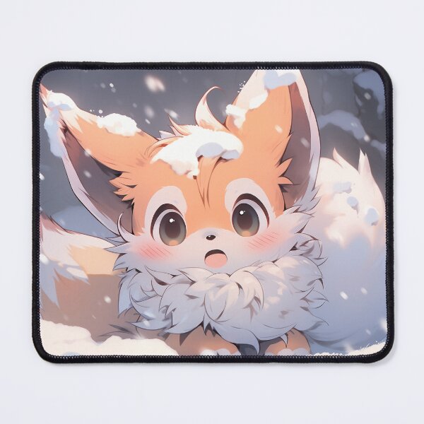 Item preview, Unique Anime Winter Red Fox Magic designed and sold by ArtsyChaosArt.