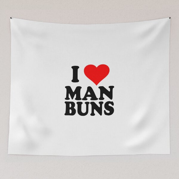Item preview, I love man buns designed and sold by Cetaceous.