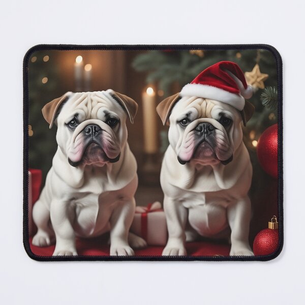 Item preview, Bulldogging into the Holidays with Joy and Slobber! designed and sold by Casper1288.