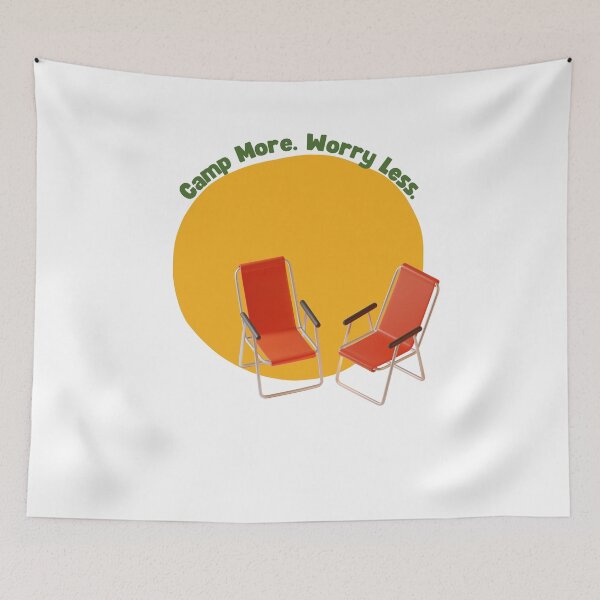 Item preview, Worry less camping hiking designed and sold by BreadnButter97.
