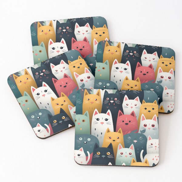 Item preview, Cute Cat Lovers  Aesthetic Whisker Wonders designed and sold by 99belldesign.