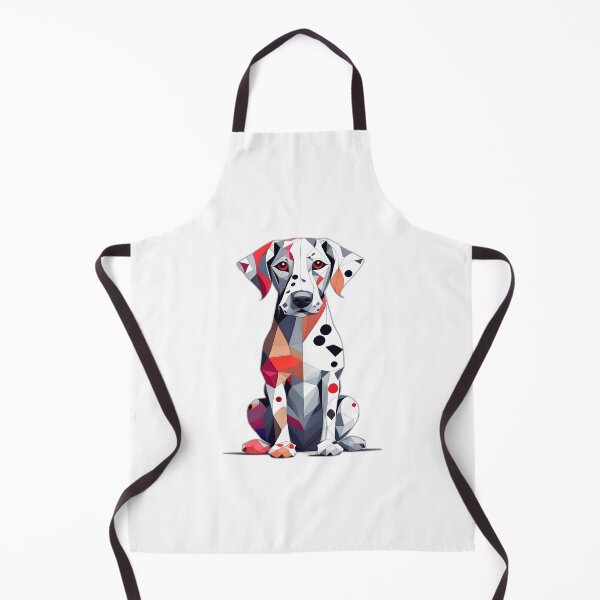 Item preview, Spotted Dalmation Dog Geometric Shaped Artwork designed and sold by Geonimalia.