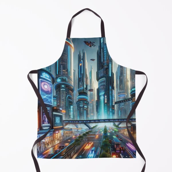 Item preview, Neon Dreams in the Skyline Future designed and sold by Era-of-Traveler.