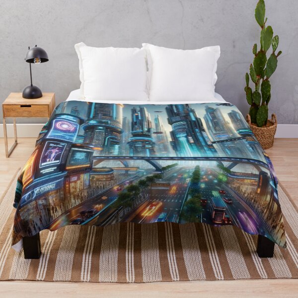 Item preview, Neon Dreams in the Skyline Future designed and sold by Era-of-Traveler.