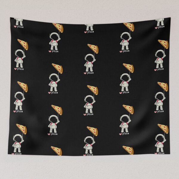 Item preview, Copy of astronaut Love pizza funny pizza lovers  designed and sold by Cosmicworld07.