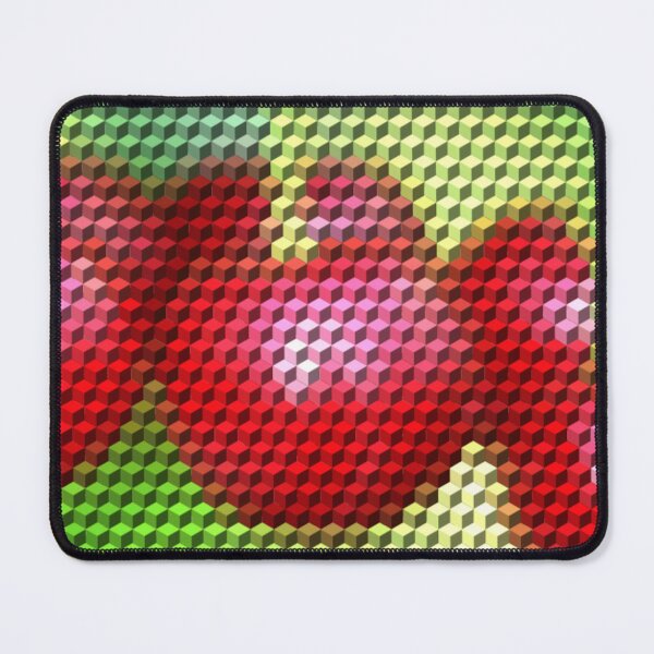 Item preview, Cherries 3D Cubes Low Poly Art designed and sold by SpiroJo.