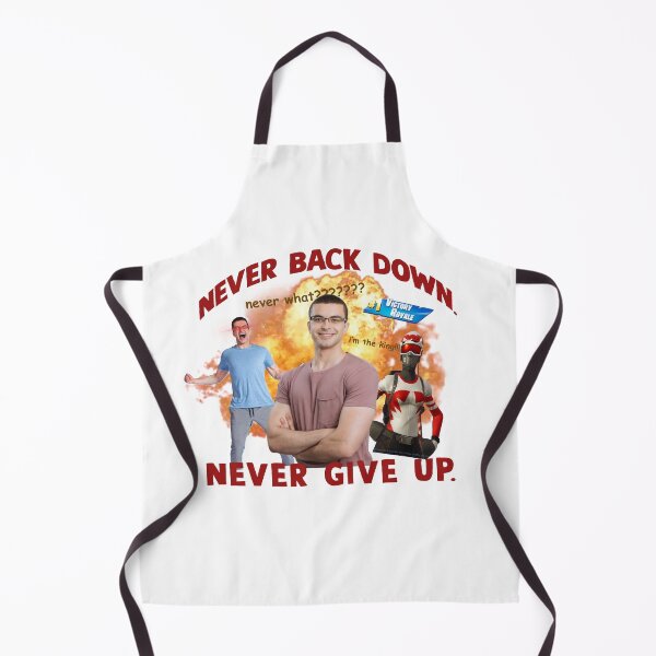 Item preview, NEVER BACK DOWN! NEVER GIVE UP! NickEh30 designed and sold by Taylor Fitzgerald.