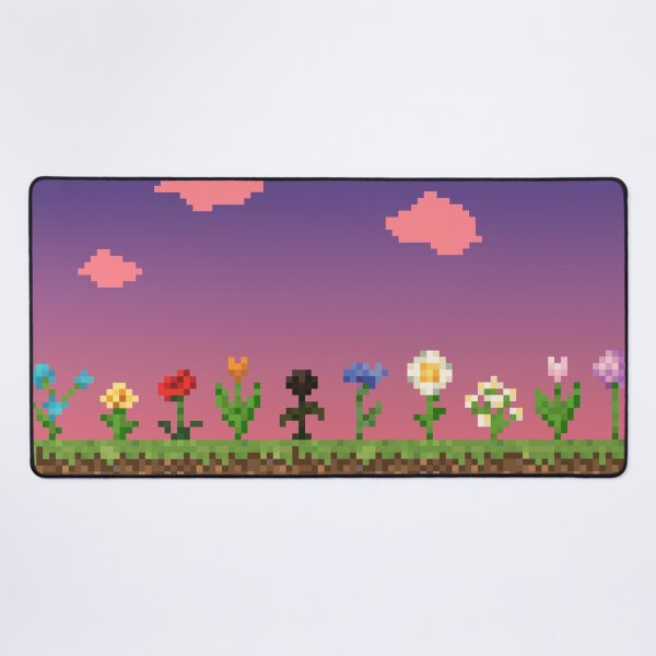 Item preview, Minecraft Fleurs Violet Coucher De Soleil designed and sold by Pixel and Paintbrush.