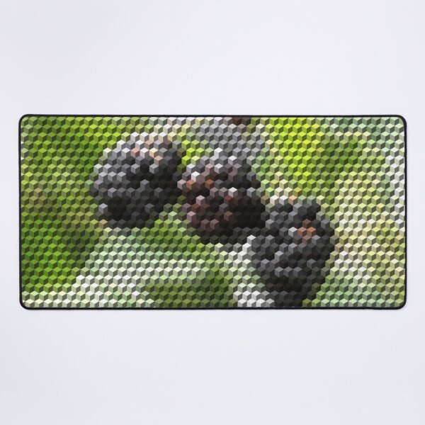 Item preview, Blackberries 3D Cubes Low Poly Art designed and sold by SpiroJo.