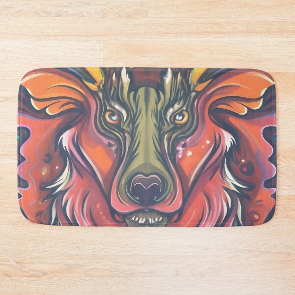 Item preview, Psychedelic Wildlife 2: Cartoon Animal Illustration in Neon Splash Art designed and sold by Kulpi6147.
