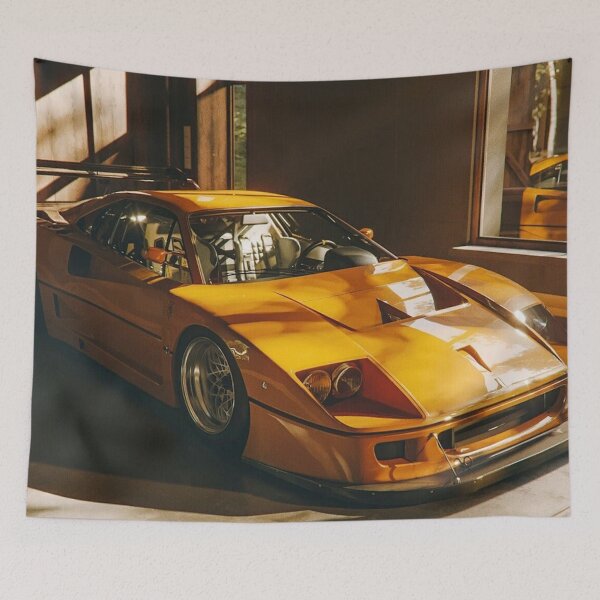 Item preview, Ferrari F40 Painting – Iconic Supercar Art Print designed and sold by Road To Track.