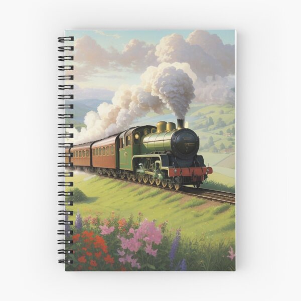 Item preview, 001 Charming Vintage Steam Train designed and sold by Alexis Art Collection.