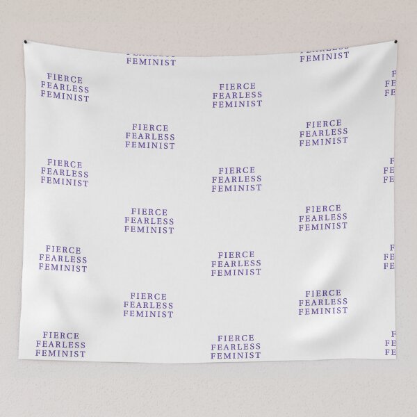 Item preview, Fierce fearless feminist designed and sold by CreativaNook.
