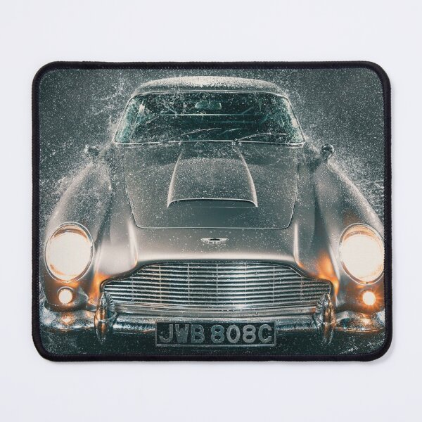 Item preview, Aston Martin DB5 Painting – Classic British Luxury Car Art, Vintage James Bond Style, Iconic Car Poster designed and sold by Road To Track.