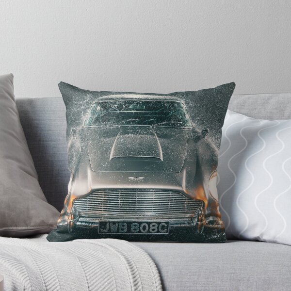 Item preview, Aston Martin DB5 Painting – Classic British Luxury Car Art, Vintage James Bond Style, Iconic Car Poster designed and sold by Road To Track.