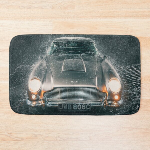 Item preview, Aston Martin DB5 Painting – Classic British Luxury Car Art, Vintage James Bond Style, Iconic Car Poster designed and sold by Road To Track.