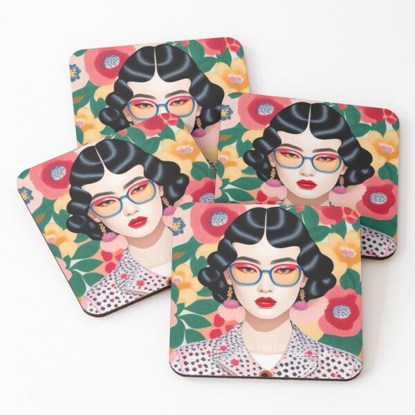 Item preview, Floral portrait  designed and sold by Roxburylane.
