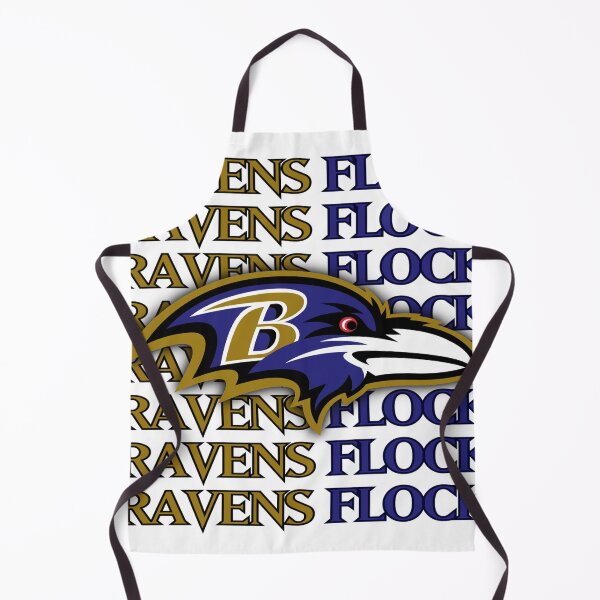 Item preview, Baltimore Ravens head ravens Flock designed and sold by victoriam99.