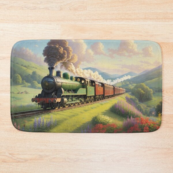 Item preview, 002 Charming Vintage Steam Train designed and sold by Alexis Art Collection.