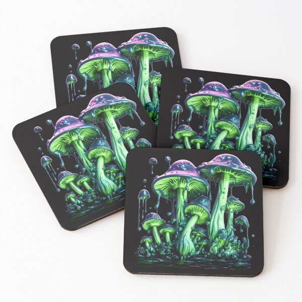 Item preview, Fantasy Fiction - Glowing Mushrooms designed and sold by Fantasy Masterpiece.