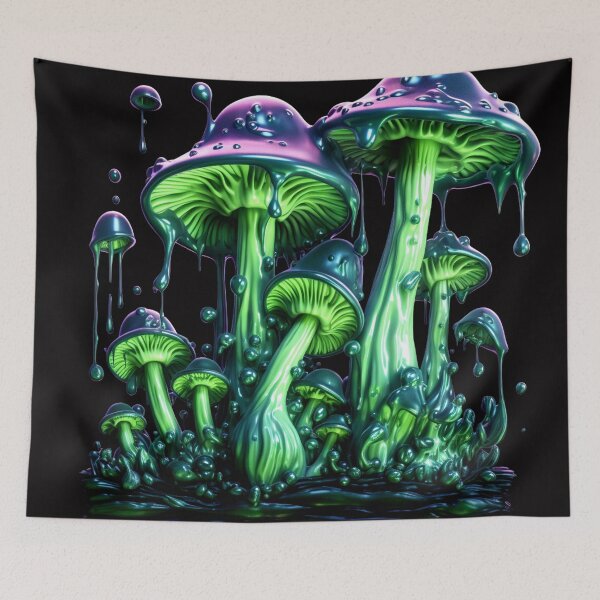 Item preview, Fantasy Fiction - Glowing Mushrooms designed and sold by Fantasy Masterpiece.